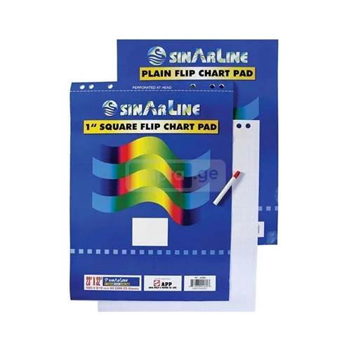 ფლიპ ჩარტის დაფის ქაღალდი 585*810მმ 25ფურცელი